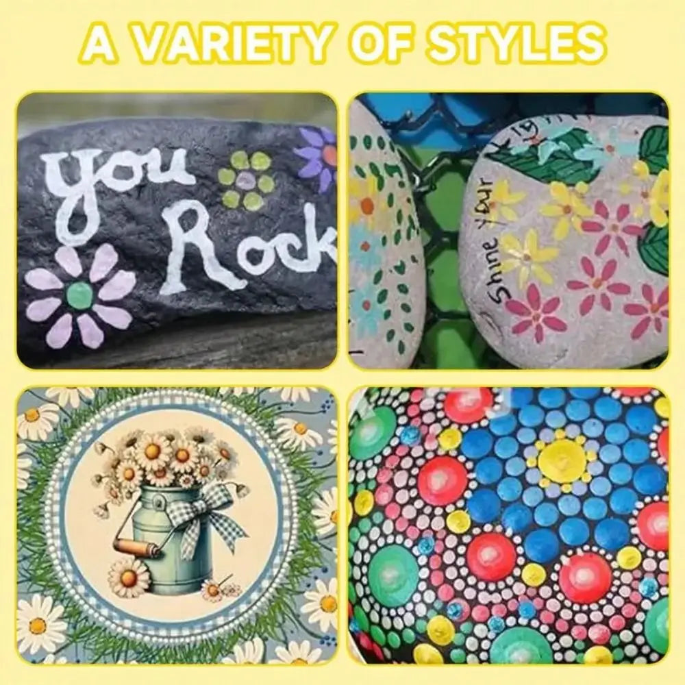 4-Piece Floral Dotting Tools – Art Stamp & Embossing Pen Set