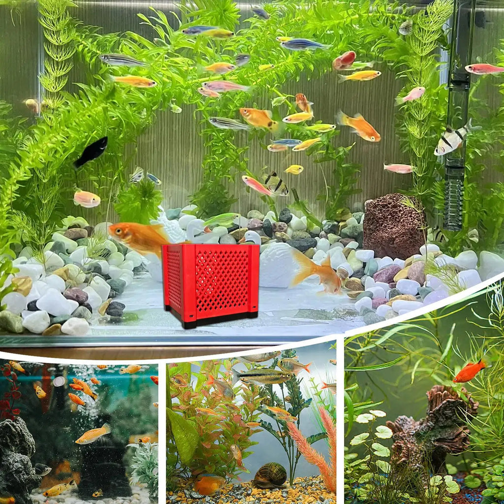 Activated Carbon Aquarium Filter Cube – Modular Fish Tank Purifier
