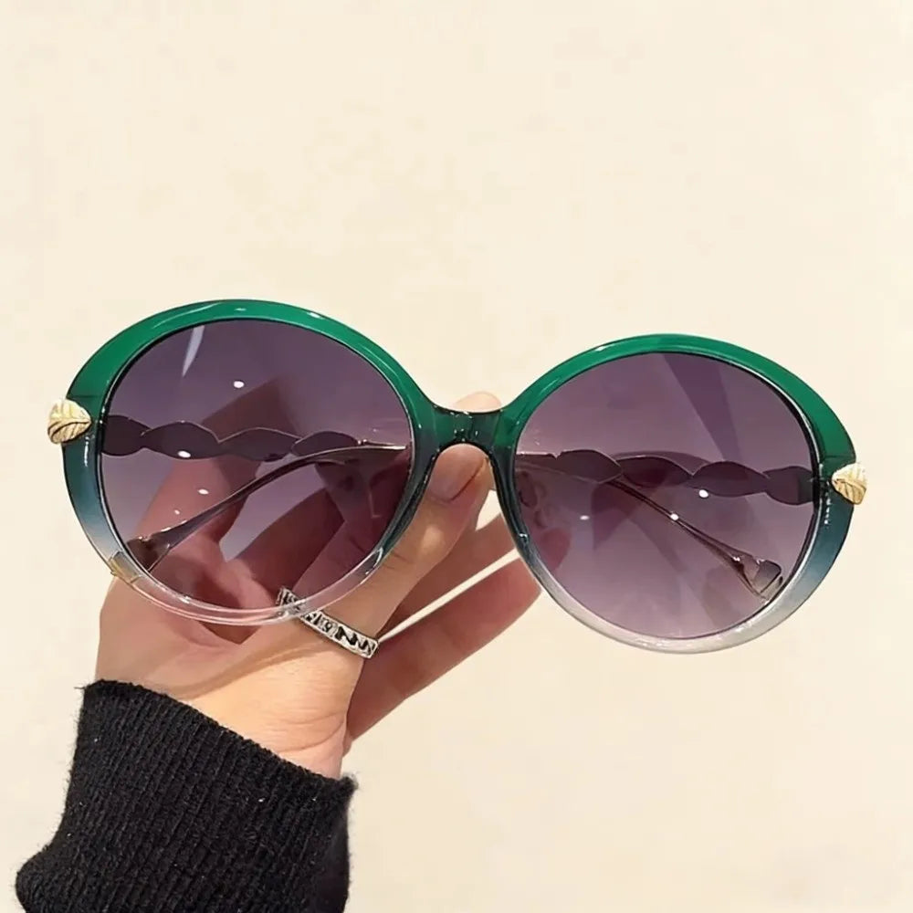 UV400 Oversized Retro Round Sunglasses – Unisex Large Frame Fashion Sunglasses Nixie