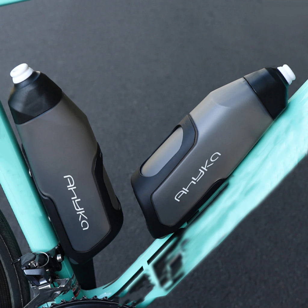 Aerodynamic Cycling Water Bottle & Cage Set – 600ml MTB Road Cycling Water Bottle Set Nixie