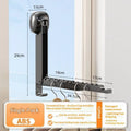 Folding Wall-Mounted Drying Rack – No-Drill Suction Cup
