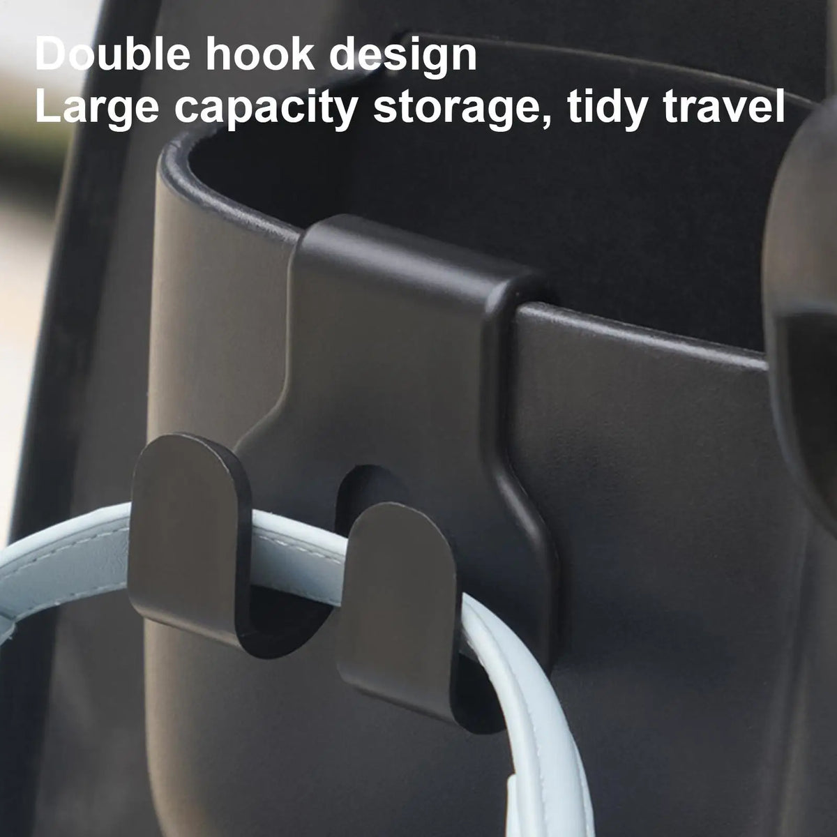 Motorcycle Storage Box Double Hook – ABS Load-Bearing Hanger