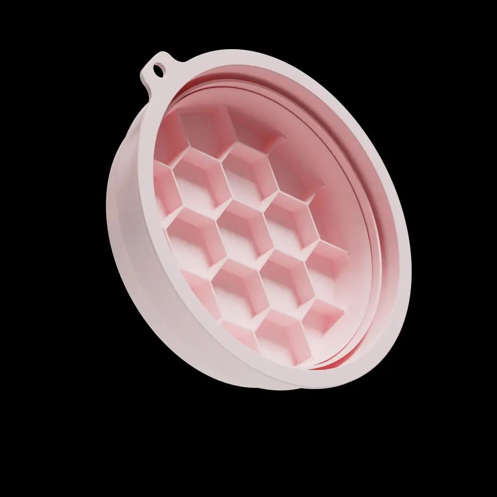 Foldable Silicone Face Ice Bath Bowl with Built-In Ice Tray Facial Ice Bath Bowl Nixie