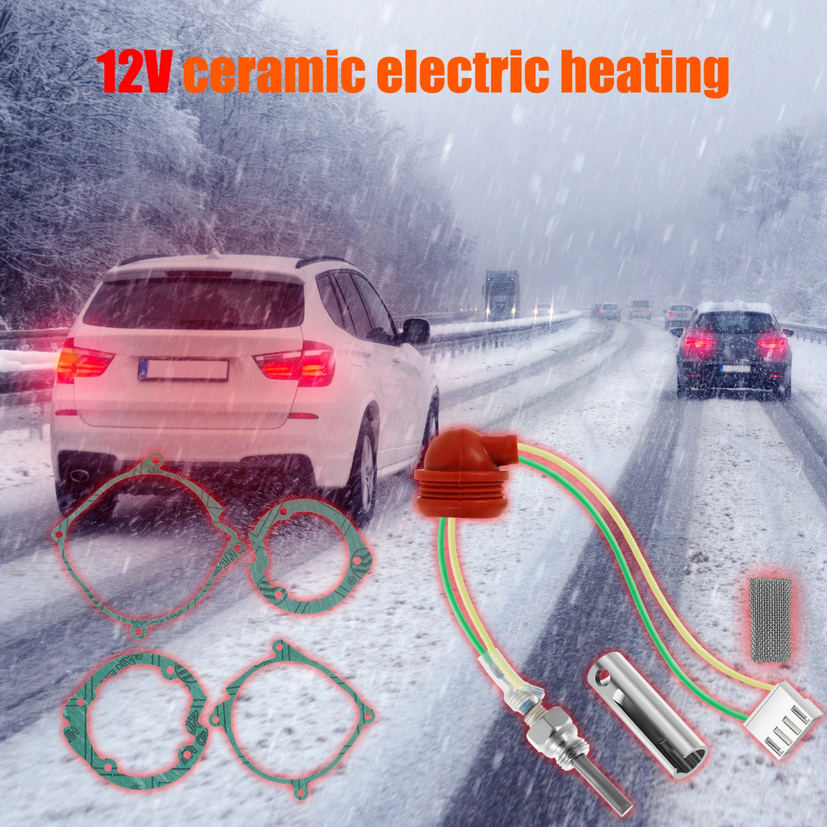12V Glow Plug Repair Kit for 2KW 5KW 8KW Diesel Parking Heater Heater Repair Kit Nixie