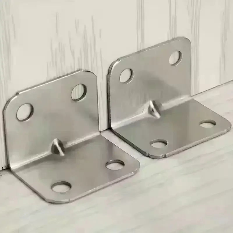 20pcs 90-Degree Angle Iron Shelf Brackets – Furniture Connectors Angle Iron Brackets Nixie