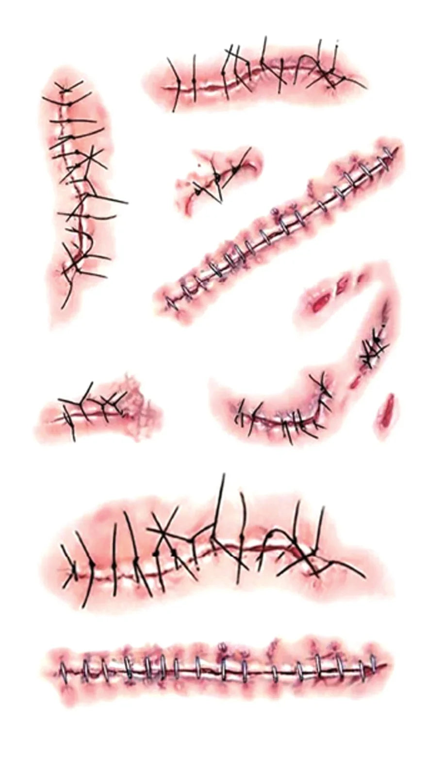 Halloween Scar Spider Temporary Tattoo Stickers – 40 Designs Temporary Tattoo Sticker Nixie 32