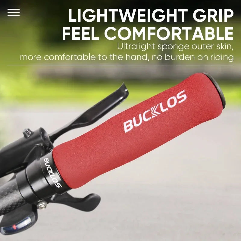 BUCKLOS MTB Bike Grips – Soft Sponge Handlebar Covers MTB Handlebar Grips Nixie