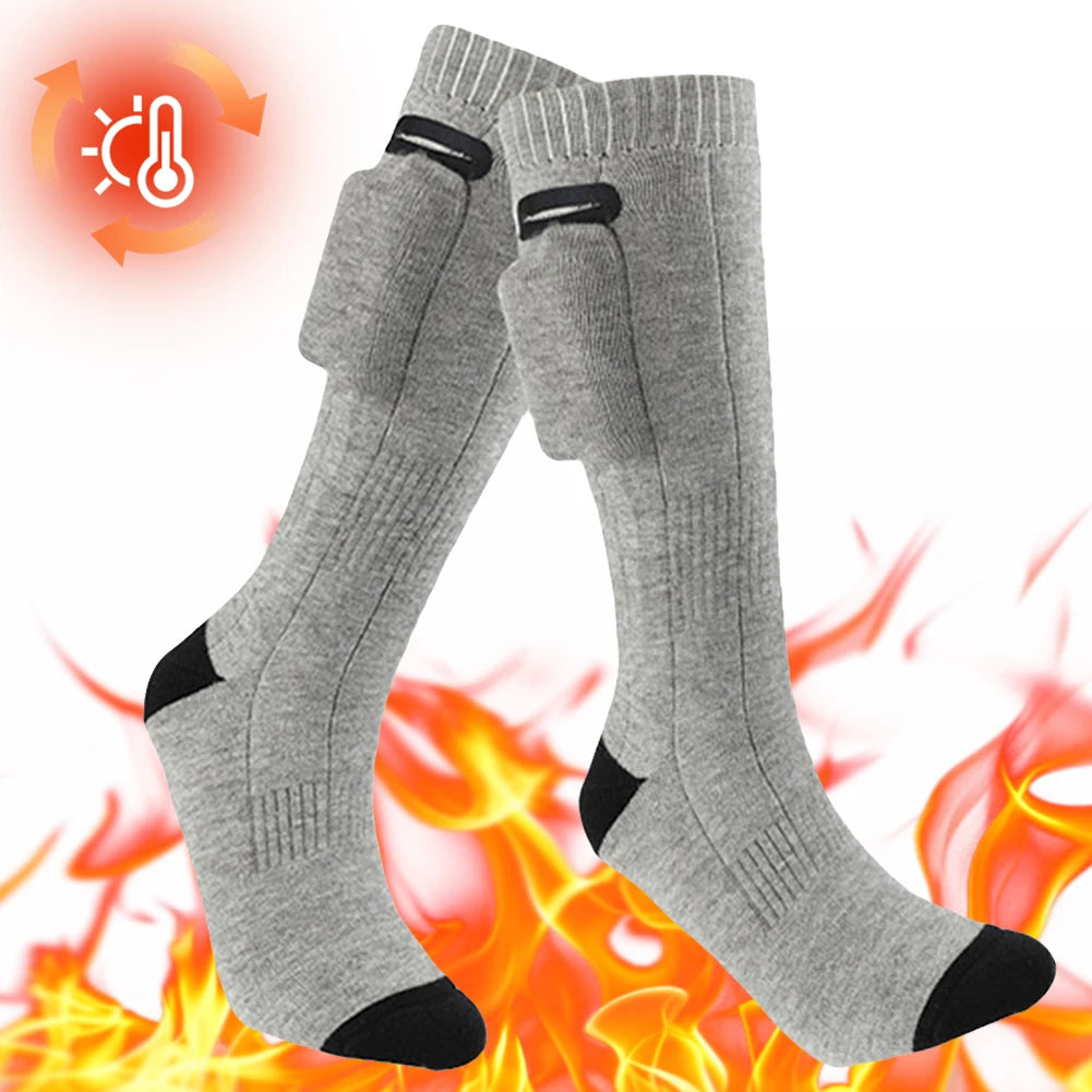 Electric Heated Socks 3-Mode Thermal Foot Warmer | Men & Women Electric Heated Socks Nixie