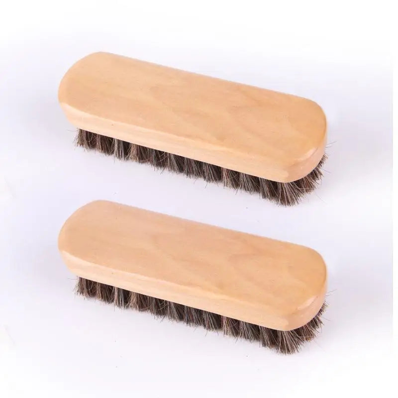Horse Hair Detail Brush Set – Shoe Care & Dashboard Cleaning