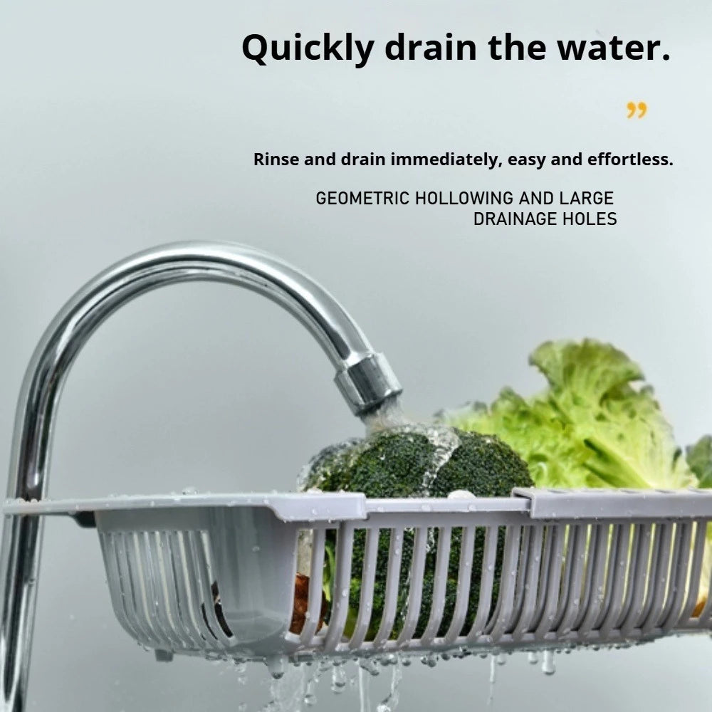 Extendable Over-the-Sink Colander & Adjustable Strainer