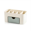 Makeup & Jewelry Storage Box with Drawer | Nixie Organizer Cosmetic Storage Box Nixie Blue