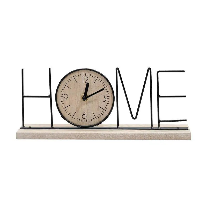 Nordic Wooden Table Clock – Minimalist Home Décor Piece Wooden Table Clock Nixie