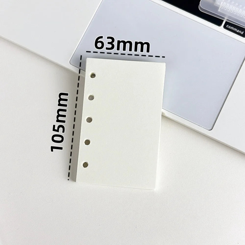 M5 Mini 5-Ring Loose-Leaf Binder Notebook – PU Leather Cover