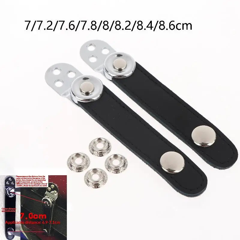 Accordion Bellows Strap Extension PU Leather & Metal Buckle Accordion Strap Accessory Nixie
