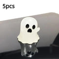 Glow-in-the-Dark Halloween Mini Resin Figurines Set 5pc Halloween Resin Figurines Nixie A6