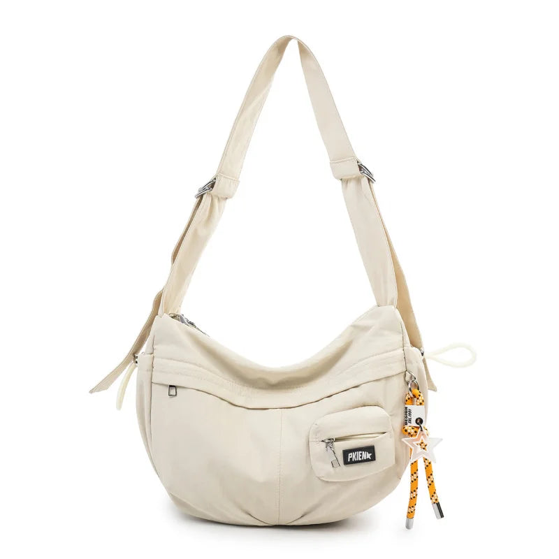 Nixie Foldable Crossbody Tote Bag | Japanese Vintage Style Crossbody Tote Bag Nixie