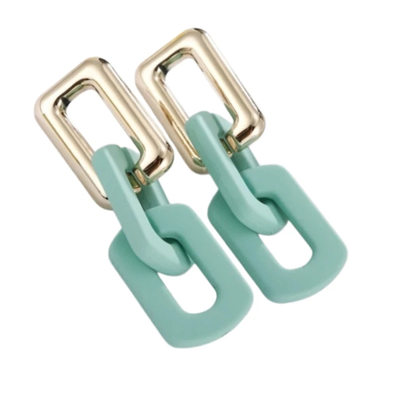 Nixie Acrylic Drop Earrings – Minimalist Geometric Women's Drop Earrings Nixie