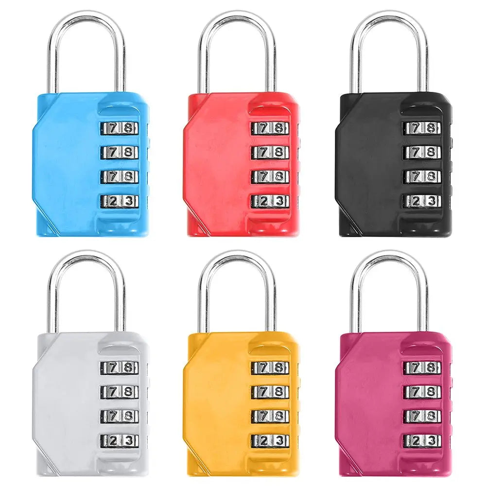 4-Digit Resettable Combination Padlock – Waterproof Travel Lock