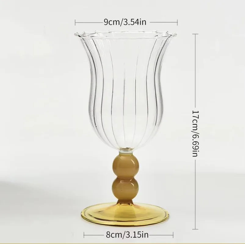Luxury Colored Champagne Cocktail Glass – French Retro | Nixie Cocktail Glass Set Nixie