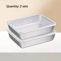 3-Piece Stainless Steel Airtight Food Storage Containers Food Storage Set Nixie 2pcs