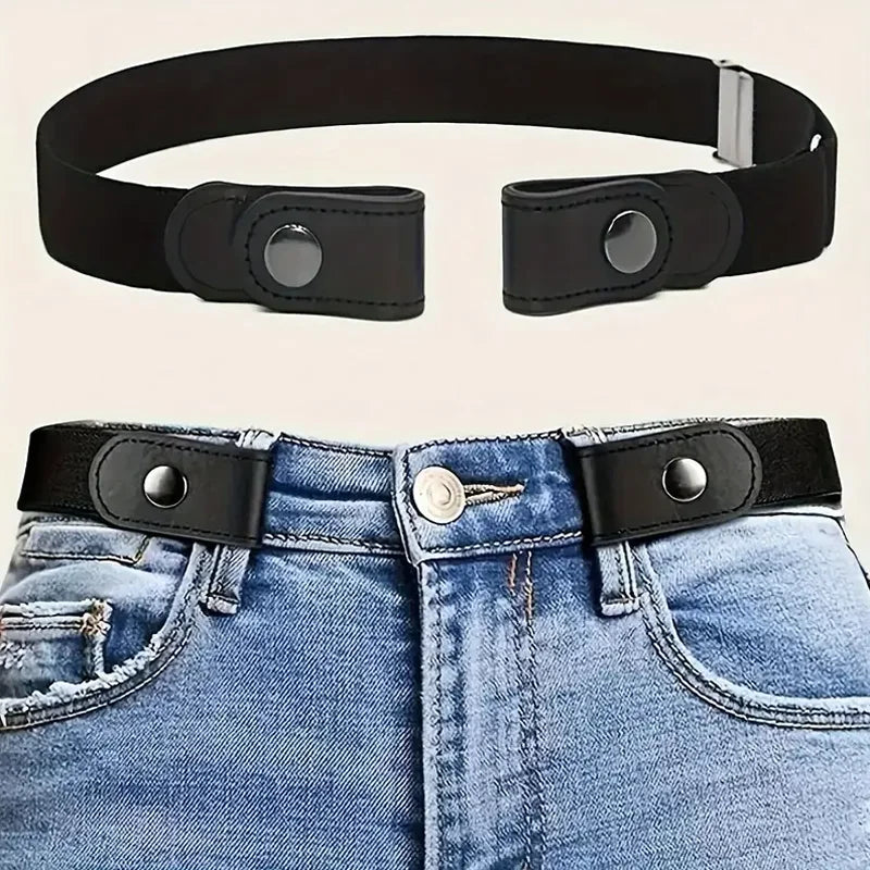 Traceless Invisible Elastic Belt – Unisex for Jeans & Pants Elastic Belt Nixie