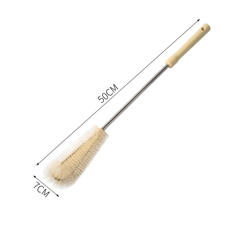 Long Handle Cup Brush – Nylon Bottle & Glass Scrubber