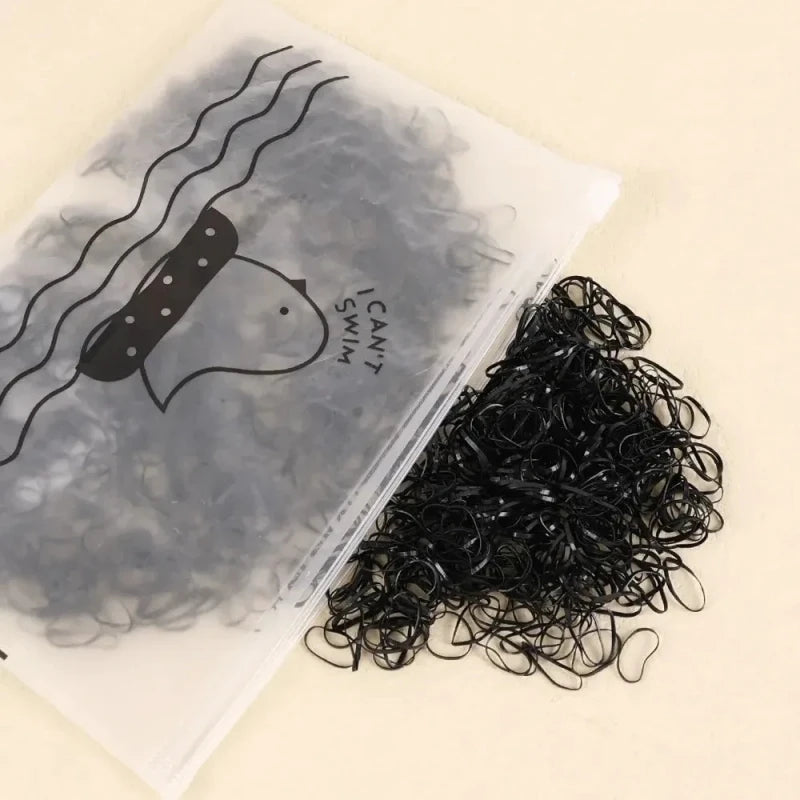 1000pcs Colorful Elastic Hair Bands – Ponytail Holders Elastic Hair Bands Nixie