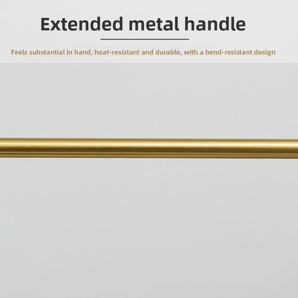 Bell-Shaped Metal Candle Snuffer Long Handle – Gold Home Décor Candle Snuffer Nixie