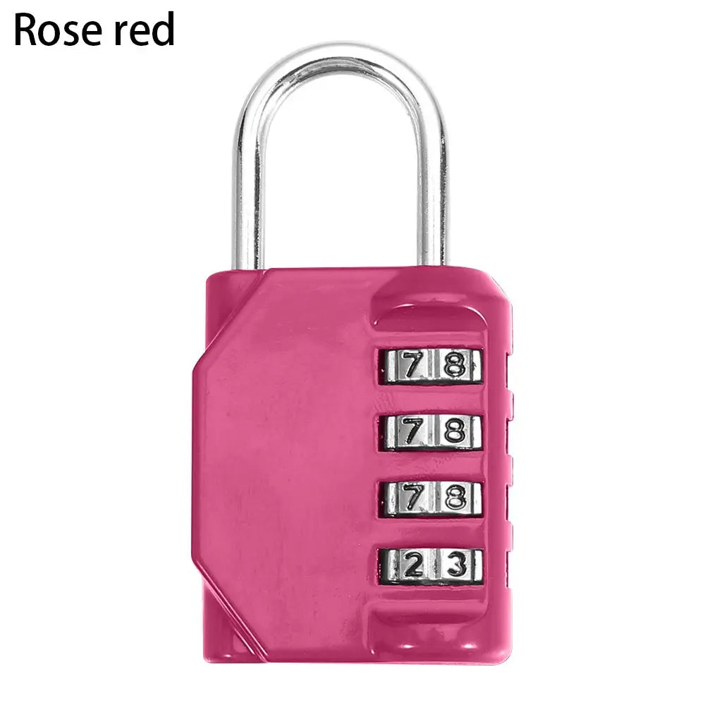 4-Digit Resettable Combination Padlock – Waterproof Travel Lock
