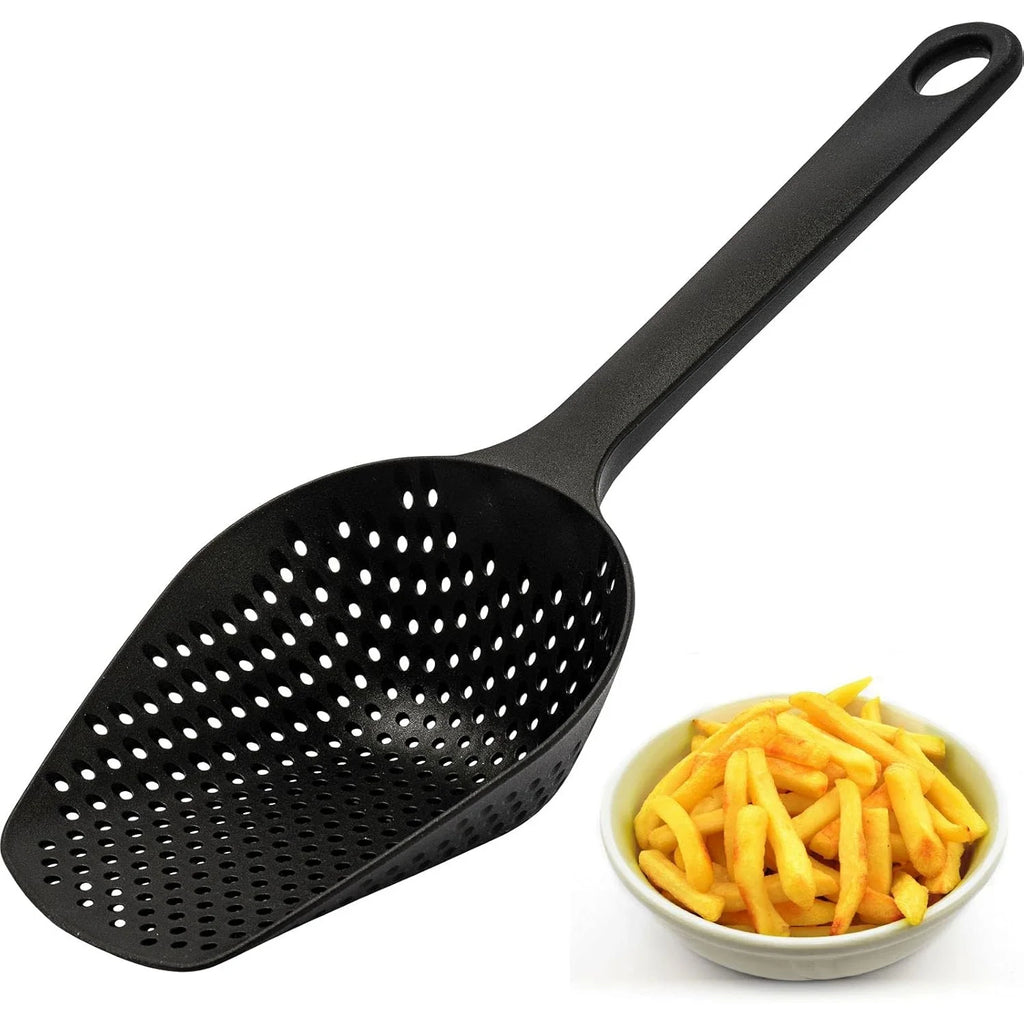 Large Slotted Spoon Kitchen Skimmer & Draining Scoop Kitchen Skimmer Spoon Nixie
