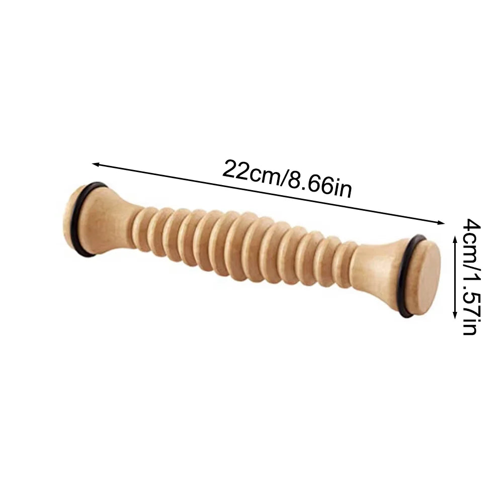 Wooden Foot Massage Roller – Acupoint Nourishing Massager