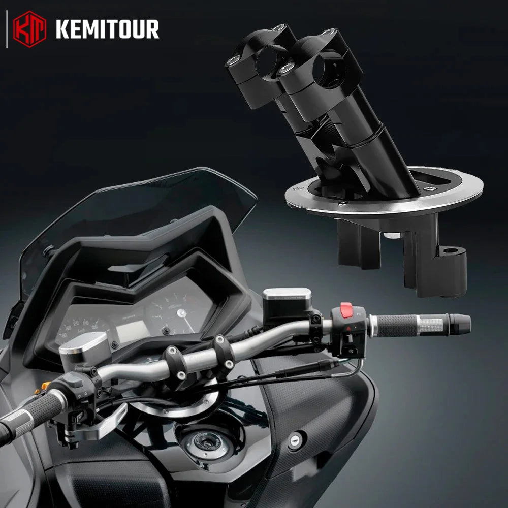 Yamaha TMAX 500/530 CNC Aluminum Handlebar Riser Kit | KEMITOUR Handlebar Riser Kit Nixie