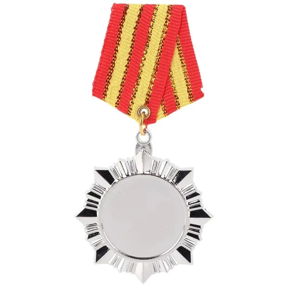 Gold Silver Bronze Award Medals 5cm Zinc Alloy Sports Medals Award Medals Nixie Silver