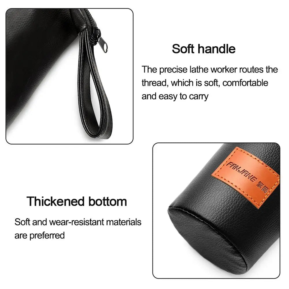 PU Leather Water Bottle Sleeve Pouch with Carry Rope – Black Bottle Sleeve Pouch Nixie