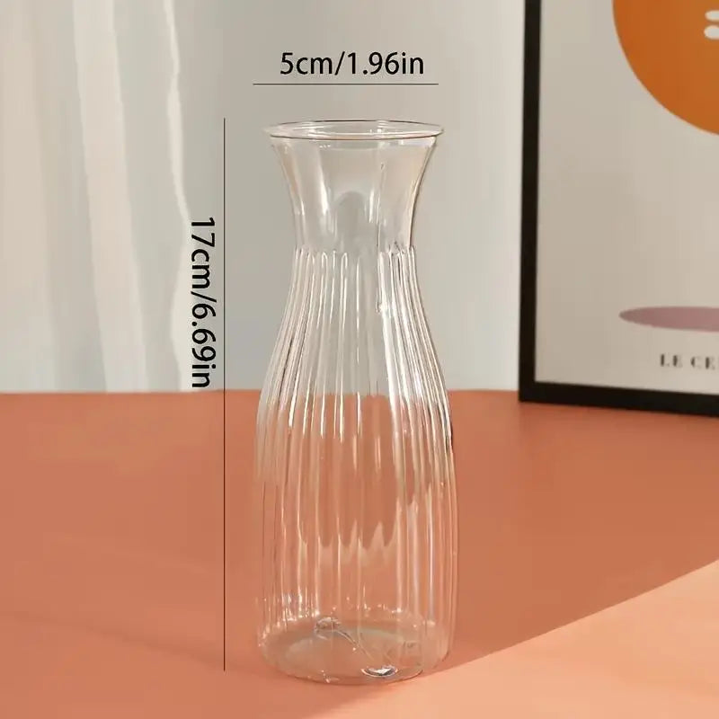 Minimalist Nordic Transparent Vase – Flowers & Hydroponics Decorative Vase Nixie