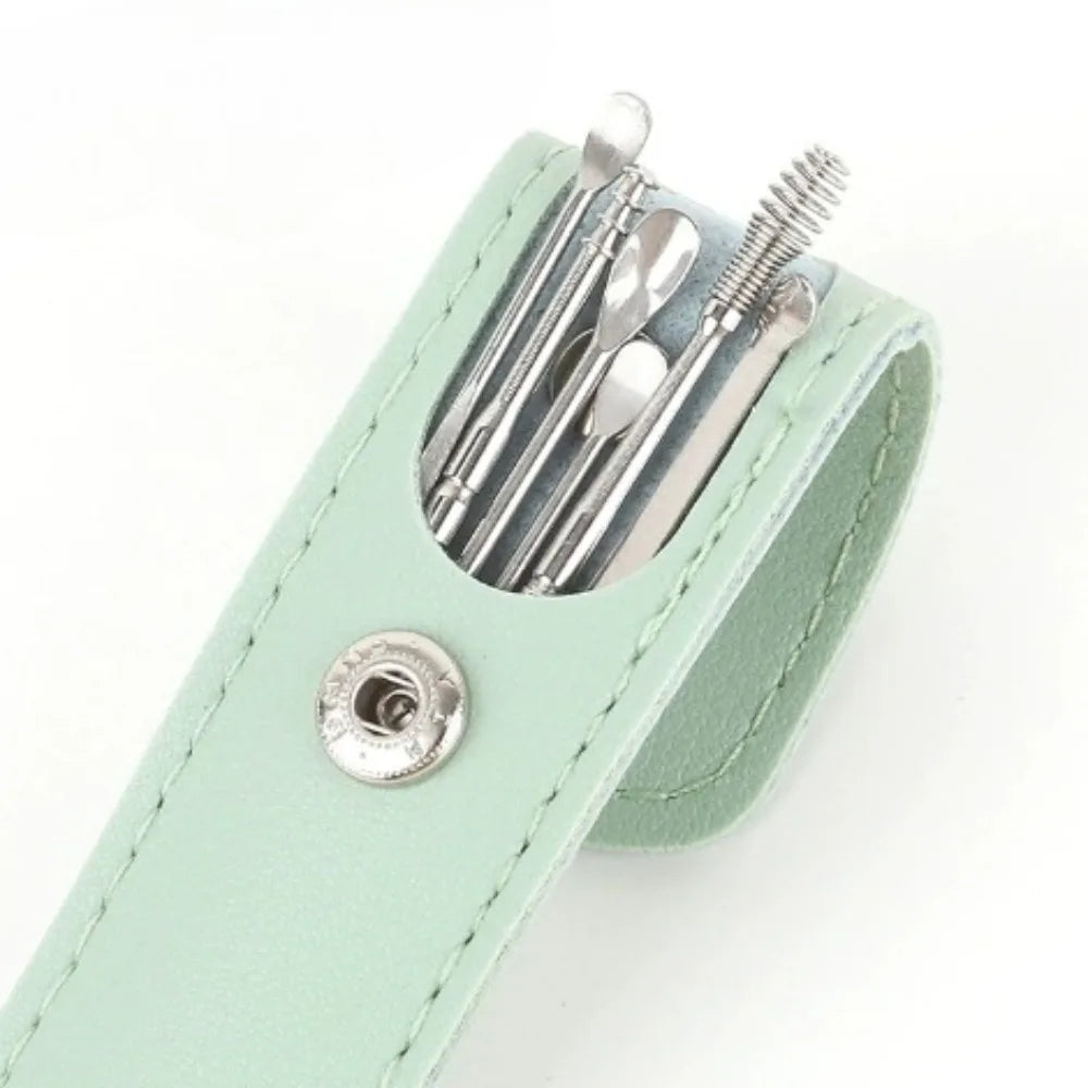 6-Piece Stainless Steel Ear Wax Removal Tool Set Ear Cleaning Tool Nixie