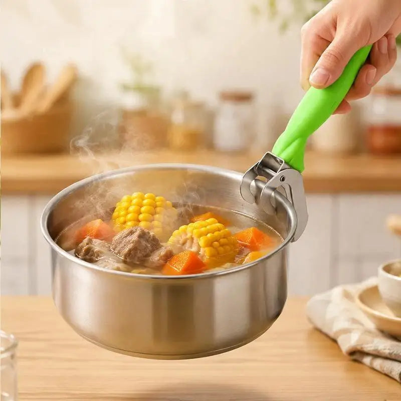 Stainless Steel Pot Lifter Gripper – Non-Slip Heat Safe Kitchen Tool Kitchen Pot Lifter Nixie