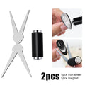 Y-Shaped Cat Eye Nail Magnet Tool – French Gel Polish DIY Nail Art Magnet Nixie Set-2pcs
