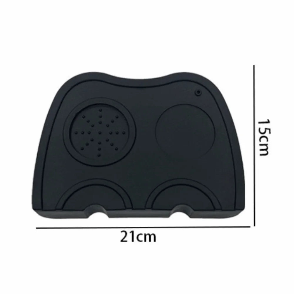 Silicone Espresso Tamper Mat Station – Non-Slip 51–58mm Holder Espresso Tamper Mat Nixie Large