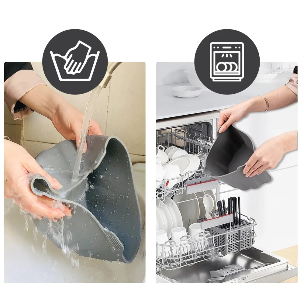 Silicone Slow Cooker Liner Reusable Divider Insert with Handle Slow Cooker Liner Nixie