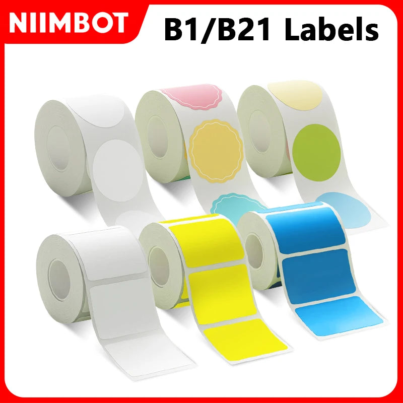 Niimbot B1/B21 Mini Thermal Label Maker – Waterproof Sticker Thermal Label Maker Nixie