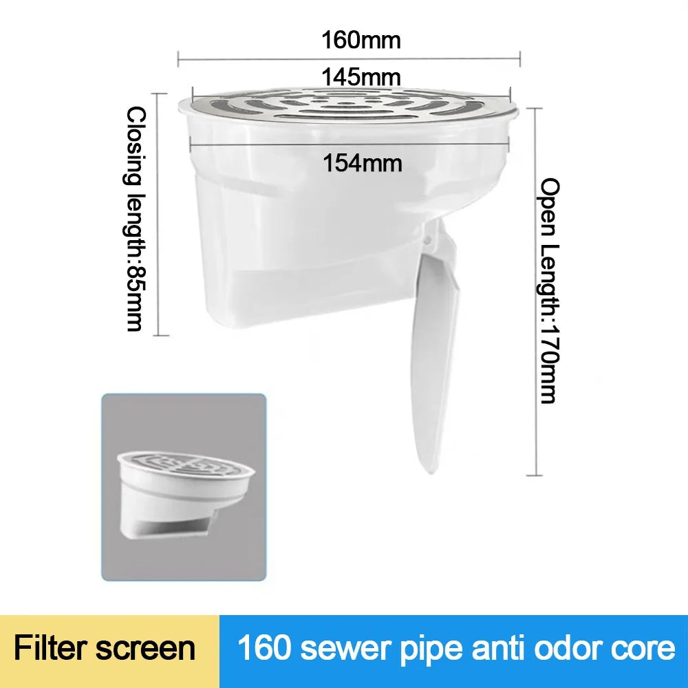 Anti-Leak Floor Drain Cap – Auto-Closing Drainage Pipe Seal Floor Drain Cap Nixie 4