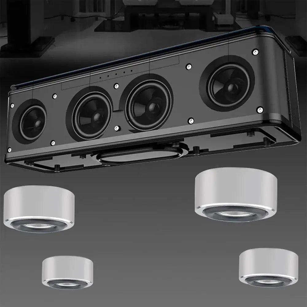 Aluminum Alloy HIFI Speaker Spike Isolation Feet Pad S/M/L Speaker Isolation Feet Nixie