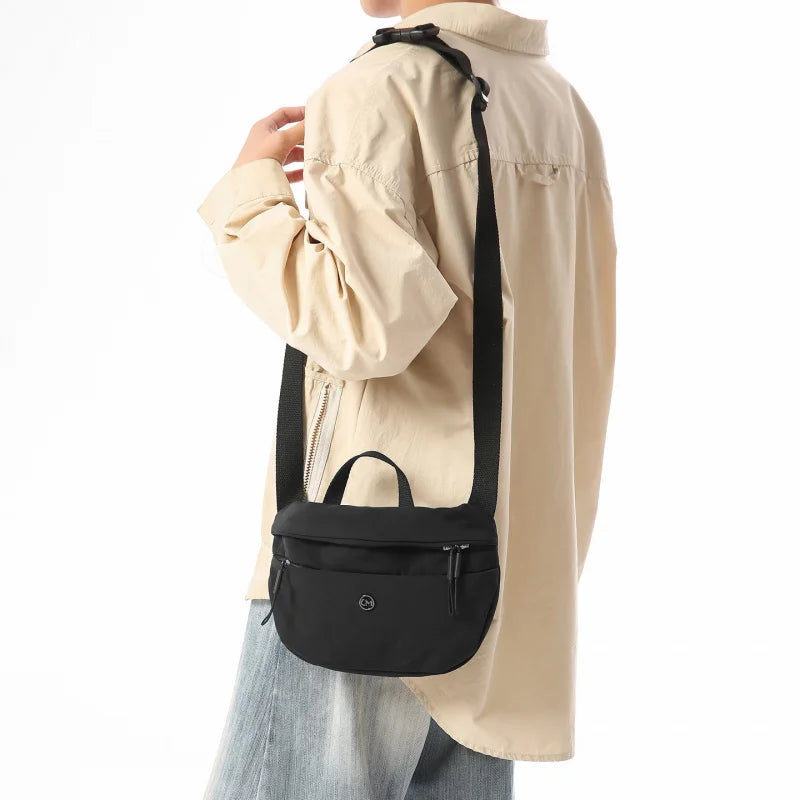 Men's Nylon Crossbody Chest Bag – Multifunctional Sports Sling Crossbody Chest Bag Nixie