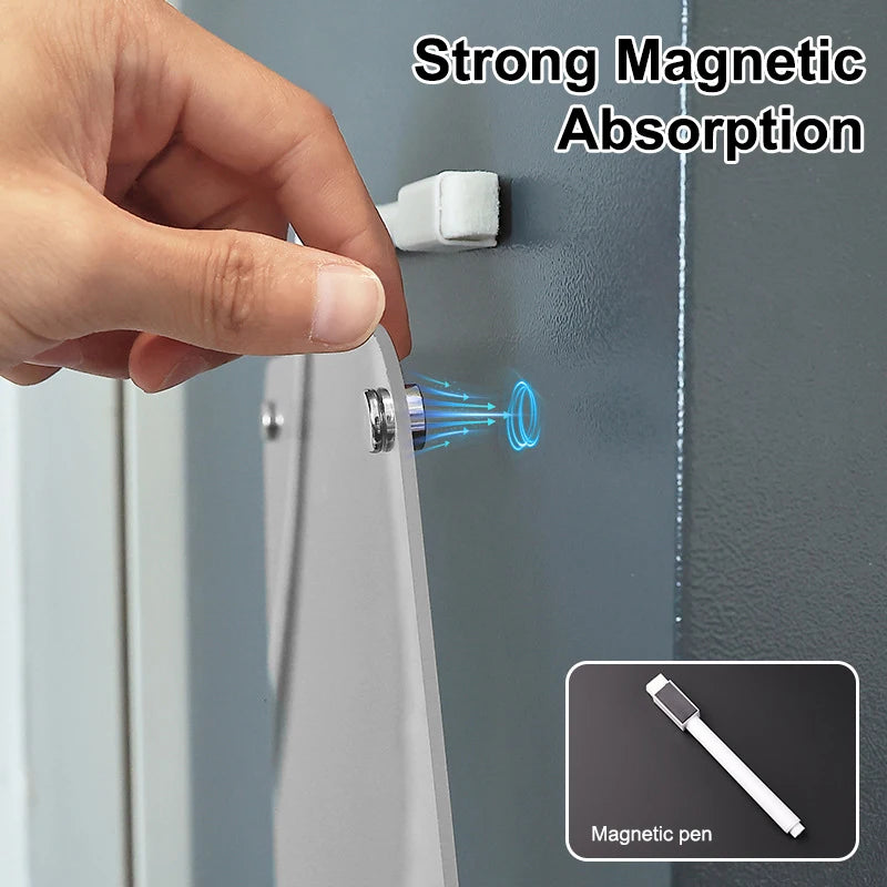 Acrylic Magnetic Whiteboard Calendar & Weekly Planner for Fridge Magnetic Whiteboard Planner Nixie