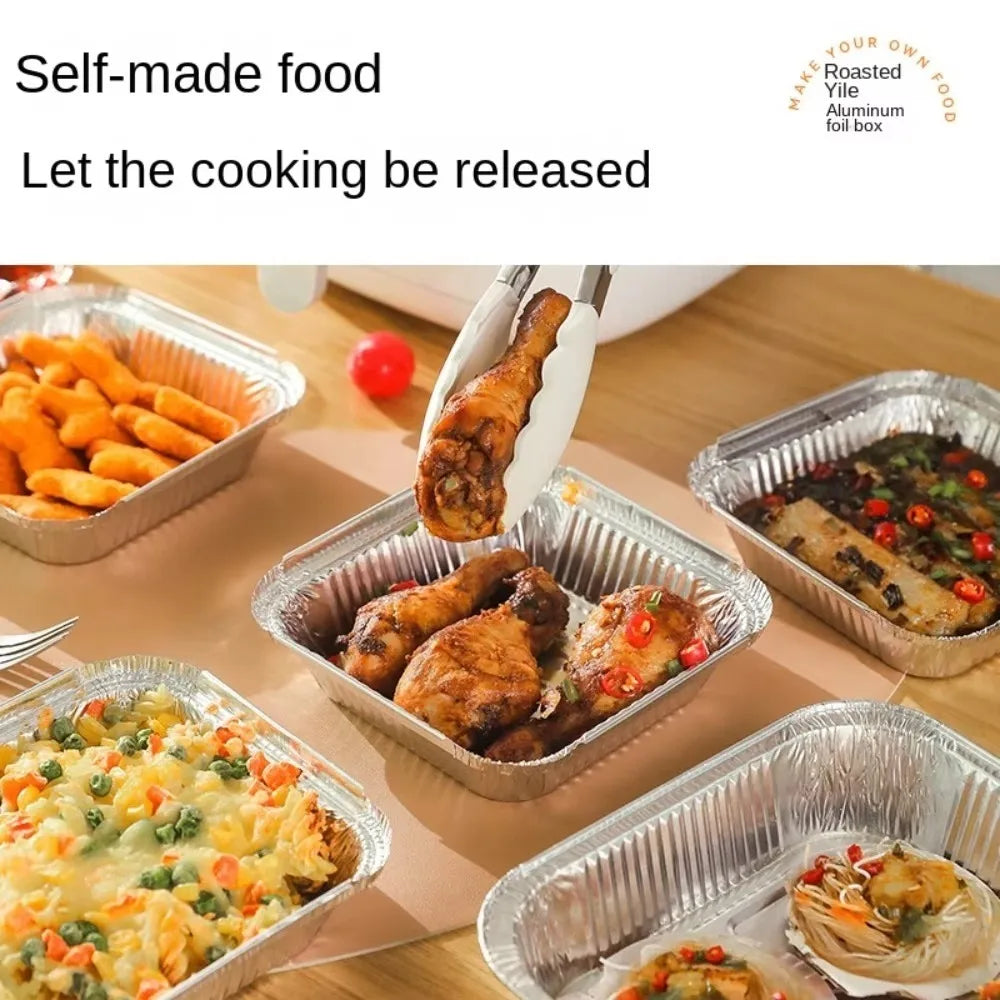 Disposable Air Fryer Aluminum Foil Trays – 10/20/30 Pack Foil Baking Trays Nixie