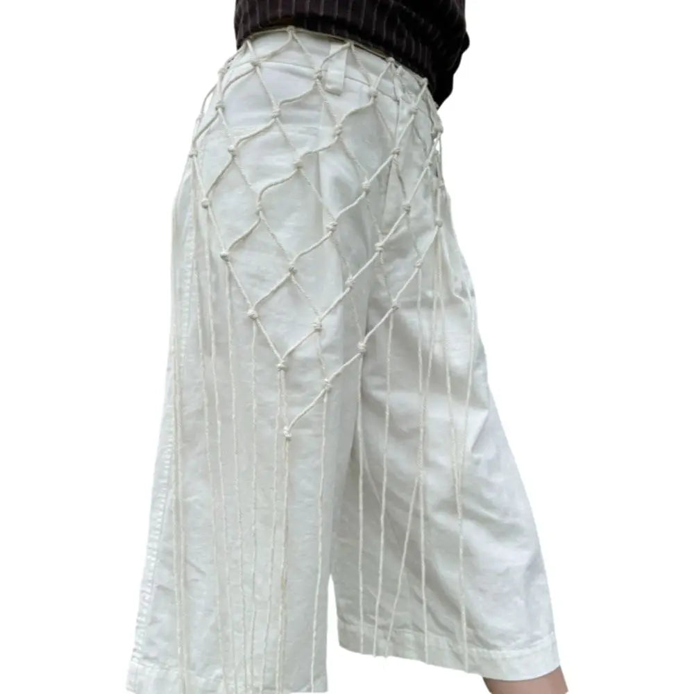 Bohemian Fringe Waist Belt – Handwoven Cotton Tassel Sash Fringe Waist Belt Nixie