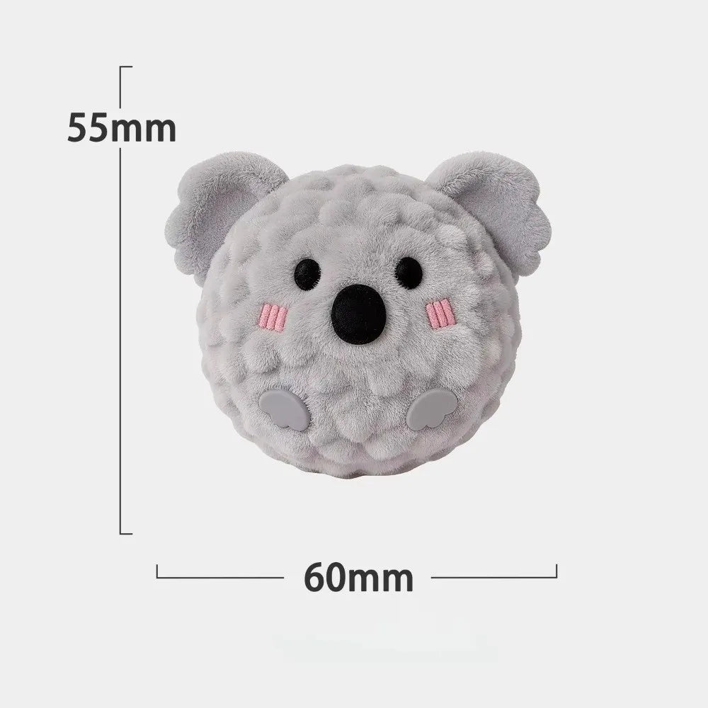 Pig Plush Squeaky Bouncy Ball Dog Toy for Puppies & Small Dogs Interactive Dog Toy Nixie