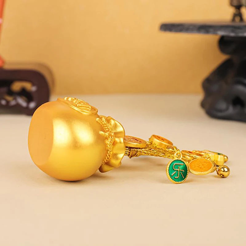 Feng Shui Money Tree Lucky Fortune Miniature Resin Ornament Decorative Figurine Nixie