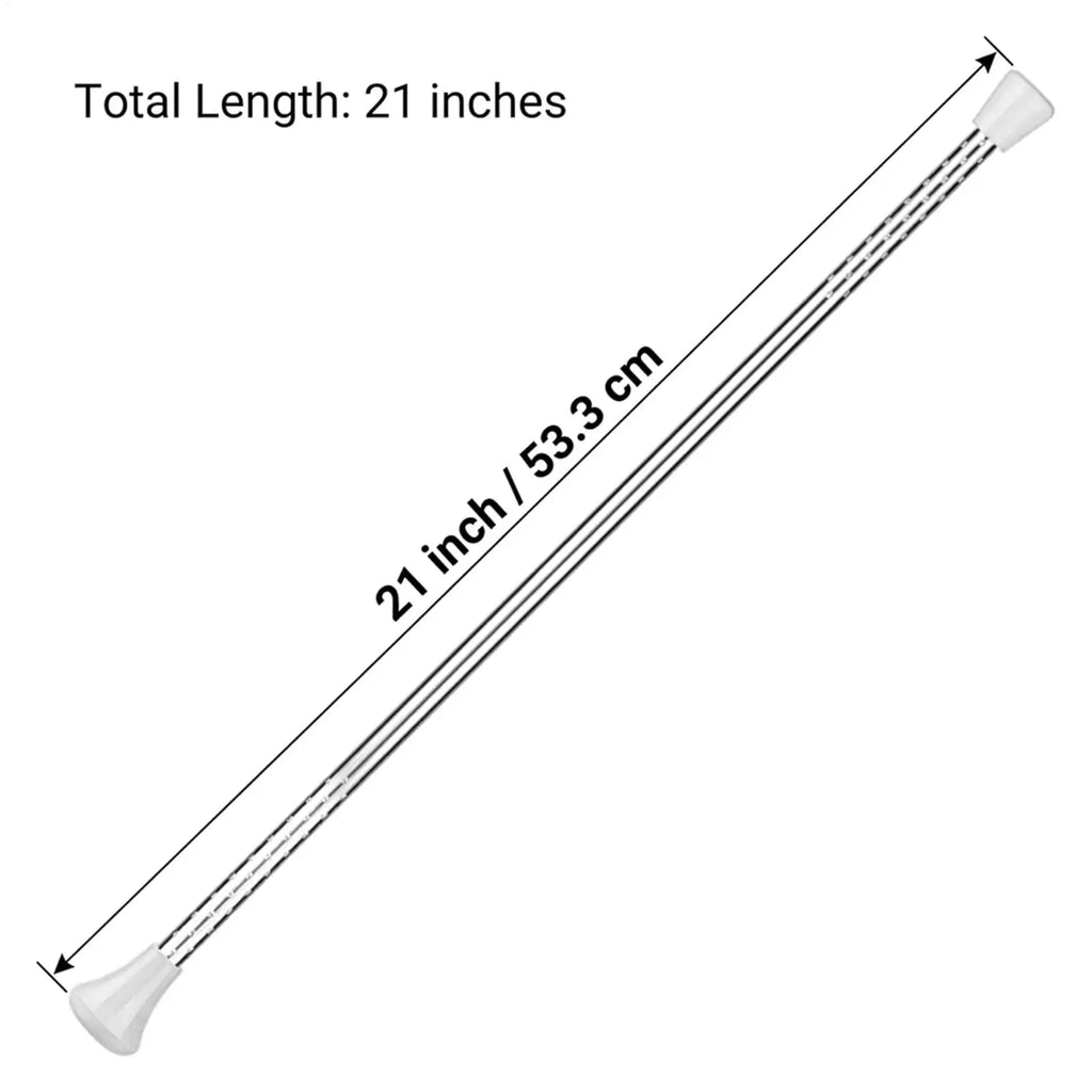 Stainless Steel Twirling Baton | Non-Slip Handle | 21 Inch Twirling Baton Nixie